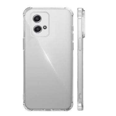 Imagem de Capinha Capa Compatível Com MOTOROLA moto G84 Borda Anti Queda transpa