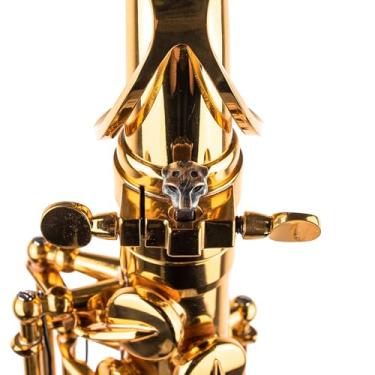 Imagem de Amplificador de som de sax para barítono alto tenor soparno – acessório de saxofone personalizado para melhor tom (estilo Bronze, Pantera)