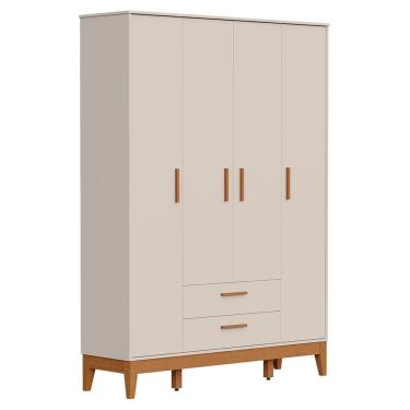Imagem de Guarda Roupa Infantil Flip 4 Portas e 2 Gavetas - Reller Móveis