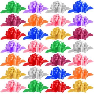 Imagem de Laços de presente Chunyin Wrap Pull Bows 12 cm com fita de 5 polegadas