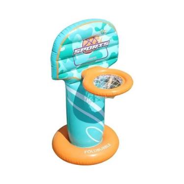 Imagem de Estrutura Inflável De Basquete Em PVC Para Festa Na Piscina, Brinquedo