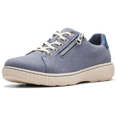 Imagem de Clarks Tênis feminino Caroline Echo, Tecido jeans, 39