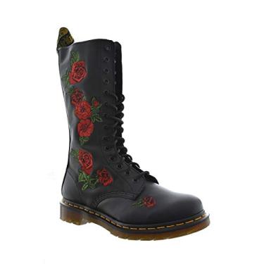 Imagem de Dr. Martens Bota feminina casual 1460 com 8 olhos, preta, Preto, 34