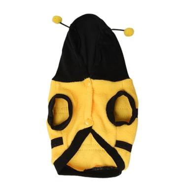 Imagem de Roupas sem mangas e vestuário para com capuz roupas Bumblebee férias cosplay adereço festival roupas chapéu filhote pequeno animal bonito tema adorável forma festa quente
