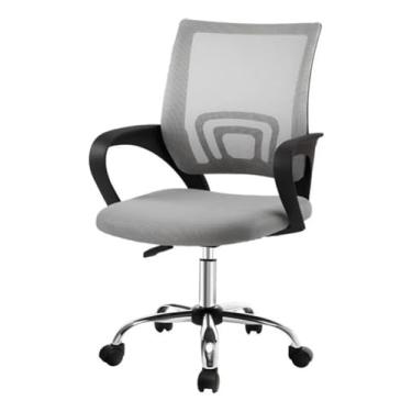 Imagem de Cadeira de Escritório Ergonômica Stoel Start Home Office Confortável Secretária Giratória Encosto Respirável Mesh (Cinza Preto)