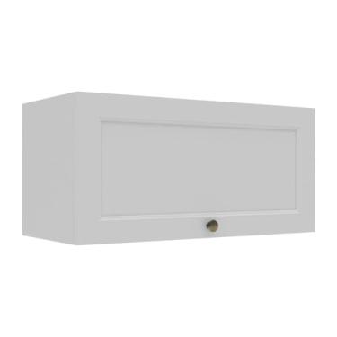 Imagem de Armário de Cozinha Americana Aéreo 70cm com 1 Porta Basculante Multimóveis Cr20487 Branco