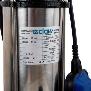 Imagem de Bomba Água Submersa De Esgoto Claw Limpa Fossa Trituradora