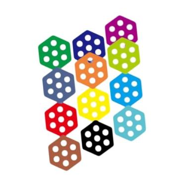 Imagem de Colaxi 12 Peças de Almofadas de Tração Hexagonais para Pranchas de Surfe, Pranchas de Kitesurf, Pranchas de Remo E Skimboard