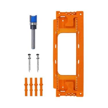 Imagem de Template De Dobradiça De Porta De 6 Polegadas Tamanho 8 Compatível Com