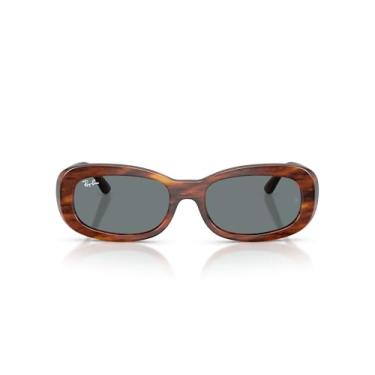 Imagem de Ray-Ban Óculos de sol femininos Rb2221 Ritual, Havana listrado/azul, 53 mm