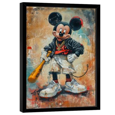 Imagem de Quadro Decorativo Mickey Mouse Rebelde