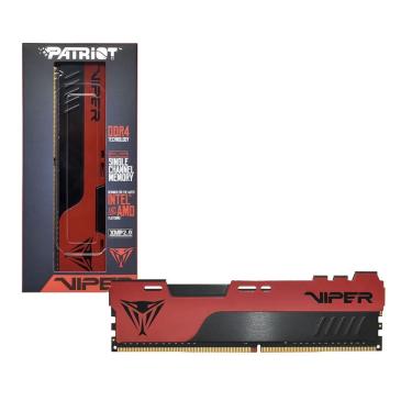 Imagem de Memória Ram Patriot Pve248g320c8 8gb Udimm Preto/vermelho