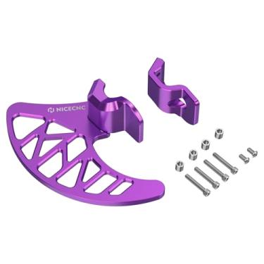 Imagem de NICECNC Protetor de disco de pinça de freio dianteiro roxo compatível com Surron Light bee X/S/ L1E compatível com Segway X160 X260 See Fitmnet
