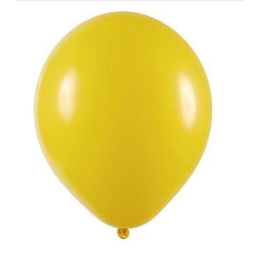 Imagem de Balão Redondo N9 Amarelo 50un Art Latex