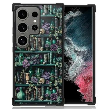 Imagem de DAIZAG Capa para Samsung Galaxy S24 Ultra, amortecedores de quatro cantos, antiderrapante, capa protetora com absorção de choque para meninas e meninos - The Magician's Bookshelf