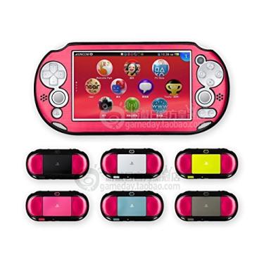Imagem de Capa rígida de proteção metálica de alumínio Szjay® para Playstation Ps Vita 2000 Slim, rosa