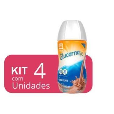 Imagem de KIT C/4 UN Glucerna SR Chocolate 200ml - Abbott