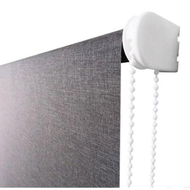 Imagem de Persiana Rolo Translúcida Breeze Cinza Escuro 160 L X 160 A