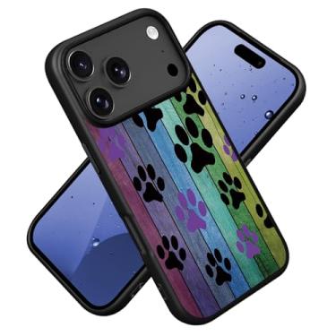 Imagem de ZXHSBROK Capa para iPhone 17 Pro Max, silicone fino premium com forro de microfibra macio antiarranhões, capa protetora à prova de choque para iPhone 17 Pro Max de 6,9 polegadas, placa de madeira