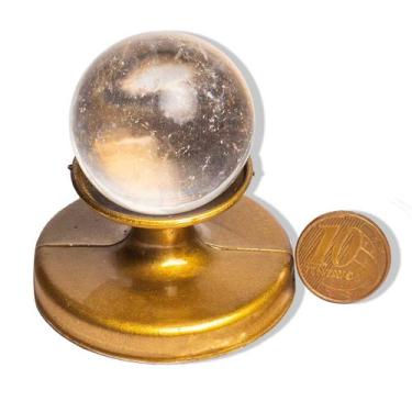 Imagem de Esfera Cristal Pedra Natural 35 a 40mm 60 a 90g Tipo A - CristaisdeCur