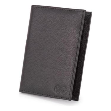Imagem de Porta Documentos Crlv-rg-cnh-cartões-cédulas Couro Legítimo - Ello Gri