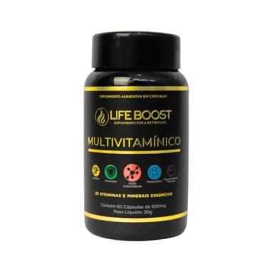 Imagem de Multivitamínico Completo A-Z Life Boost | Energia, Imunidade e Cabelo Forte | 1 por Dia