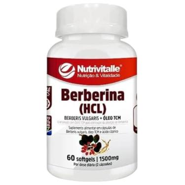 Imagem de Berberina Berberis Vulgaris HCL + Óleo Tcm 60 Capsulas 750mg Softgels Nutrivitalle
