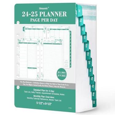 Imagem de Planner Refils Simannie 2024-2025, julho de 2024 - junho de 2025