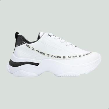 Imagem de Tênis Ramarim 2574201 Branco/Preto, Bc, Branco, Preto, 36