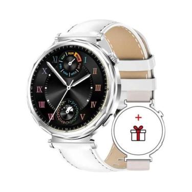 Imagem de Relógio Inteligente De Luxo Feminino Com Tela Sensível Ao Toque Em Aço
