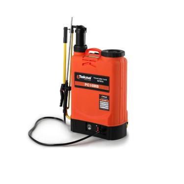 Imagem de Pulverizador Costal à Bateria 12V 8Ah 16L 6 horas de Trabalho Pc16Mbtk Tekna