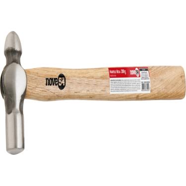 Imagem de Martelo bola 450g aço forjado cabo madeira - Nove54