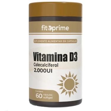 Imagem de VITAMINA D3 2000UI 60CPS FITOPRIME