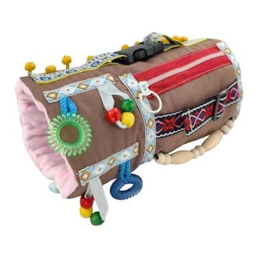 Imagem de harayaa Cobertor Fidget Brinquedo Sensorial Cuidados com a Memória para Adultos Multifuncional para Atividades em Casa de Repouso Punho de Pulso Almofada, Style D