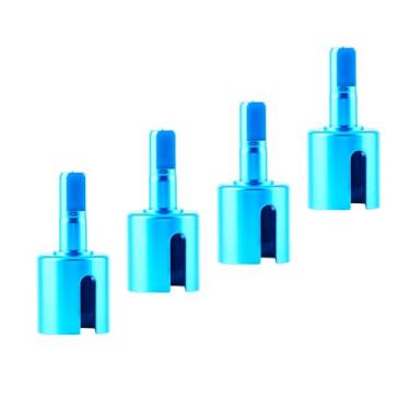 Imagem de GIXCEL Aluminum Alloy Front & Rear Gearbox Differential Cup for Tamiya TT01 TT01E TT02 1/10 Scale RC Drift Car Upgrade Parts (4PCS)
