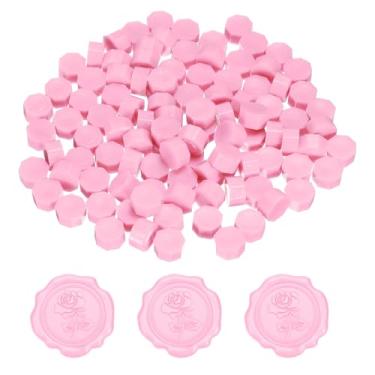 Imagem de PATIKIL Contas de lacre de cera, kit de 4 peças de contas hexagonais para carimbo de selo de cera para convite de casamento envelope de carta de artesanato faça você mesmo cartão embrulho de presente