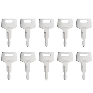 Imagem de Substituição de chave de equipamento pesado H806 para capa Takeuchi Hitachi Gehl New Holland 17001-00019 180845