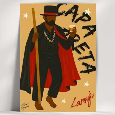 Imagem de Coleção de 62 quadros decorativos Giz - Umbanda e Candomblé - Decoração Orixá - Afro Brasileira - Escolha o seu Orixá! (Clássico, Capa Preta, 20x14cm)