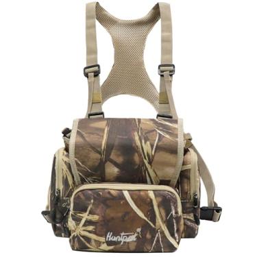 Imagem de HUNTPAL Pacote de peitoral binocular, padrão de camuflagem, alças ajustáveis
