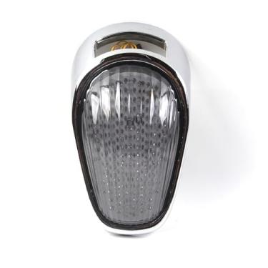 Imagem de Lanterna traseira de LED fumê Arashi para Kawasaki Vulcan 2000 VN2000 2005-2007, luz traseira de freio de seta, acessórios de substituição integrados para motocicleta