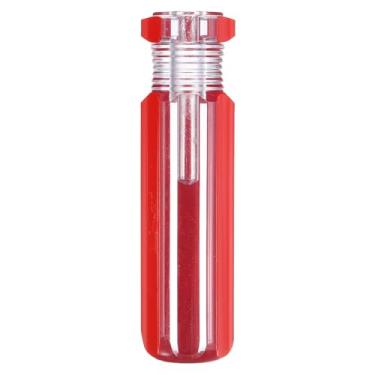 Imagem de Generic Alças de chave de fenda pré-perfuradas em branco 6,3 mm Orifício 90 mm Comprimento PVC Plástico Pegas de substituição, Vermelho claro