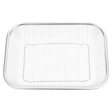 Imagem de LABRIMP 1 cesta de drenagem de aço inoxidável cesta de lavagem de malha para frutas, legumes, armazenamento de cozinha, drenagem, design multiuso