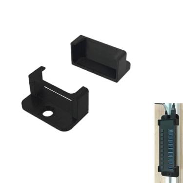 Imagem de XINGBIRDS Suporte de parede ou mesa para hub USB ACASIS de 16 portas com parafusos adequado para cockpits Sim Racing 4040/4080, com kit de parafusos M8