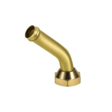 Imagem de Conector de tubo de óleo do refrigerador de transmissão com lado de tubo 3/8 - rosca M14x1,5, conexões de linha de resfriamento de transmissão de cotovelo de 140 graus, compatível com modelos