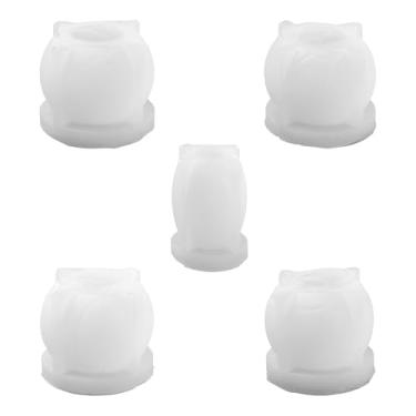 Imagem de Stiesy Moldes de vela de bola esportiva para fabricação de velas, molde de velas de silicone de basquete de futebol 3D para resina molde de fundição epóxi para sabão de cera faça você mesmo para