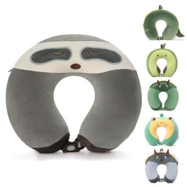 Imagem de Almofada de pescoço Niuniu Daddy Sloth Kids Memory Foam Travel