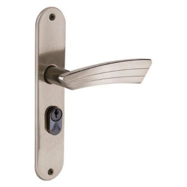 Imagem de Fechadura Entrada Espelho Latonado Pop Aliança - Aliança Metalúrgica