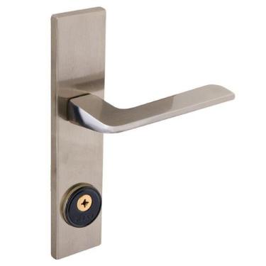 Imagem de Fechadura Tetra Espelho 7cm Latonado Ultra Line Aliança - Aliança Meta