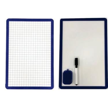 Imagem de Quadro Branco Magnético Double Side c/1 marcador e 1 apagador, Azul, VMP 263.22.00