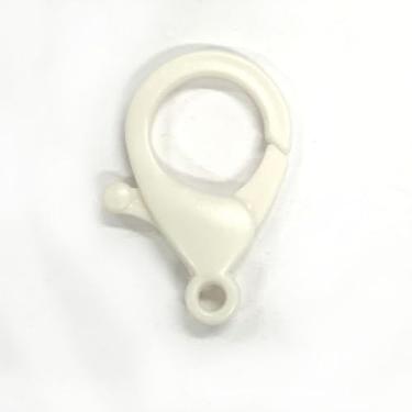 Imagem de Fecho Lagosta ABS 3.5 mm Branco – Pacote com 10 peças – Aviamentos para Bolsas, Artesanato e Bijuterias